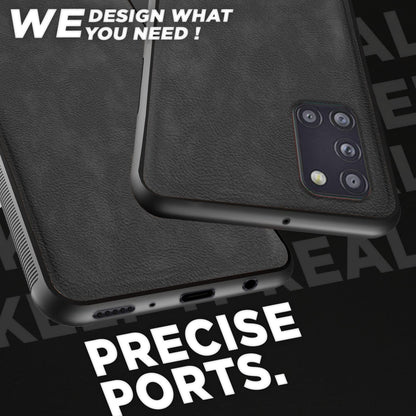 Samsung A31 Leather mobile cover in grey by Pikkme – photo 4