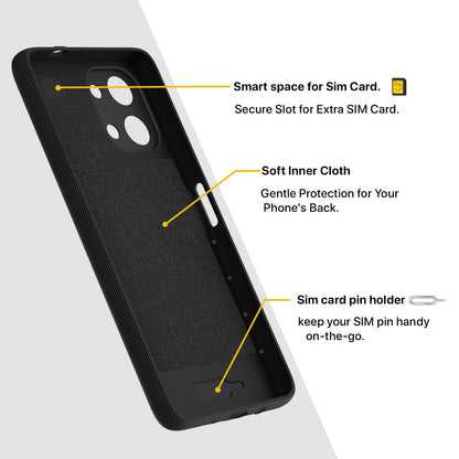 Vivo Y11/T5 Lite 5G mobile back cover in black by Pikkme – photo 6