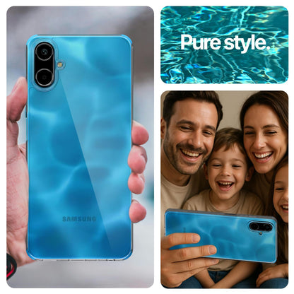 Pikkme Samsung Galaxy F06 5G Crystal Clear Hard Back PC + TPU Back Cover (Transparent)