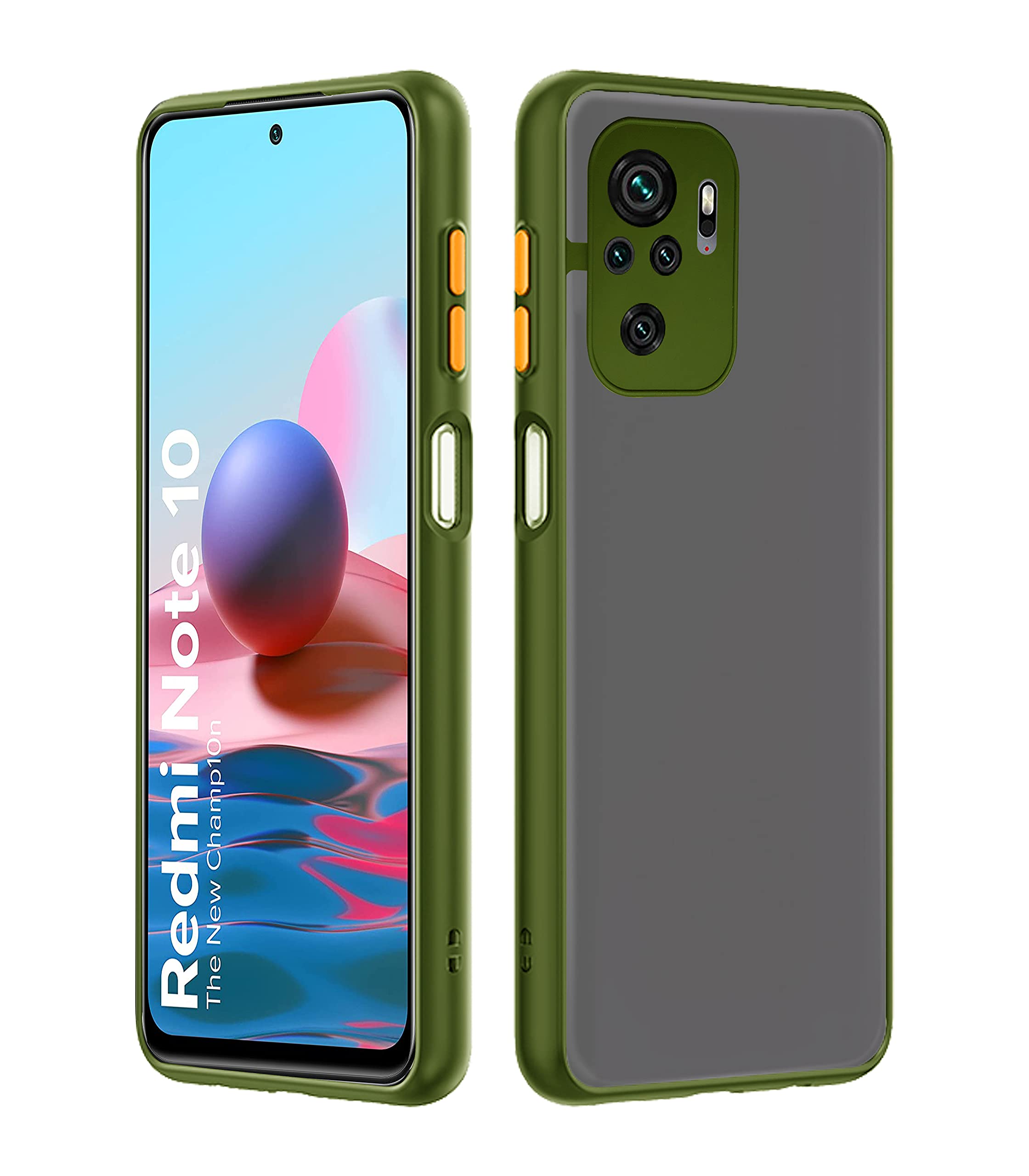Pikkme Redmi Note 10/Note 10s green back cover