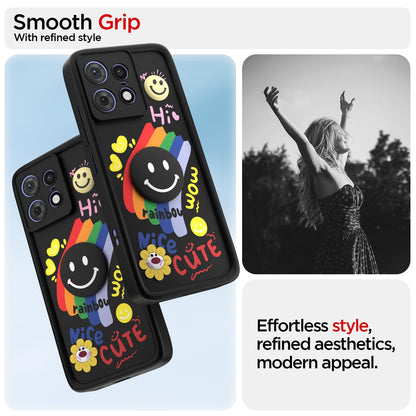 Pikkme Moto Edge 50 Pro 5G Soft Silicone black mobile cover – photo 2