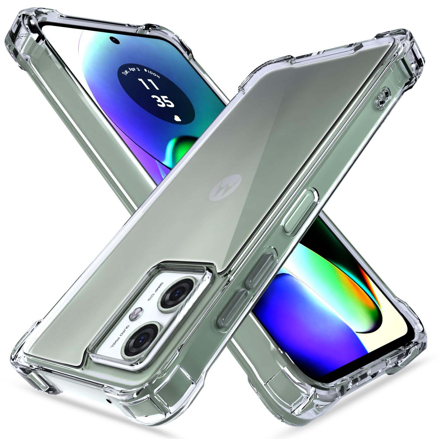 Pikkme Moto G54/G64 5G transparent phone cover