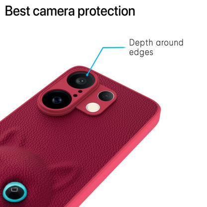 Pikkme Vivo X200 FE 5G Cat pink mobile back cover – photo 5