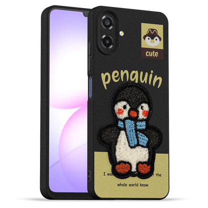 Pikkme black mobile back cover for Samsung F70e 5G/F07/A07/M07