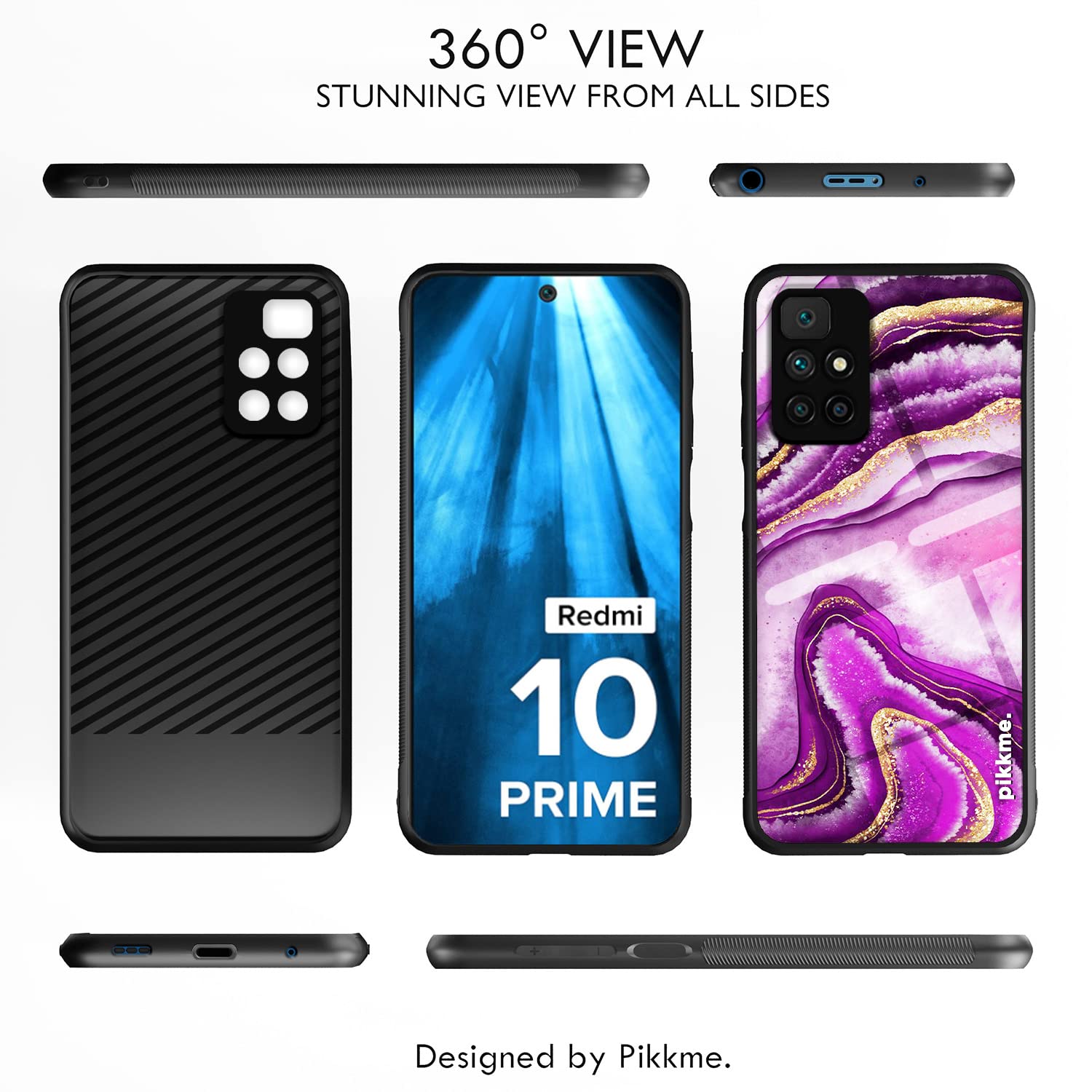 Redmi 10 Prime Hybrid mobile back cover by Pikkme – photo 2