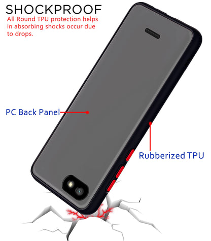 Pikkme black Hybrid back cover for Redmi 6A – photo 4