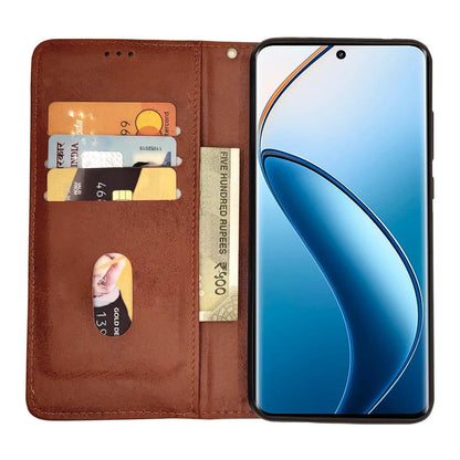 Pikkme Realme 12 Pro/12 Pro Plus 5G brown flip case – photo 3