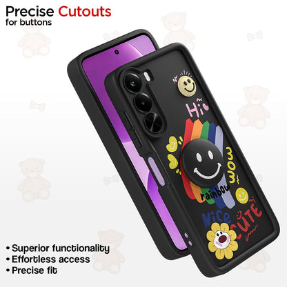 Pikkme black Smile Rainbow mobile cover for Realme P4x 5G – photo 6