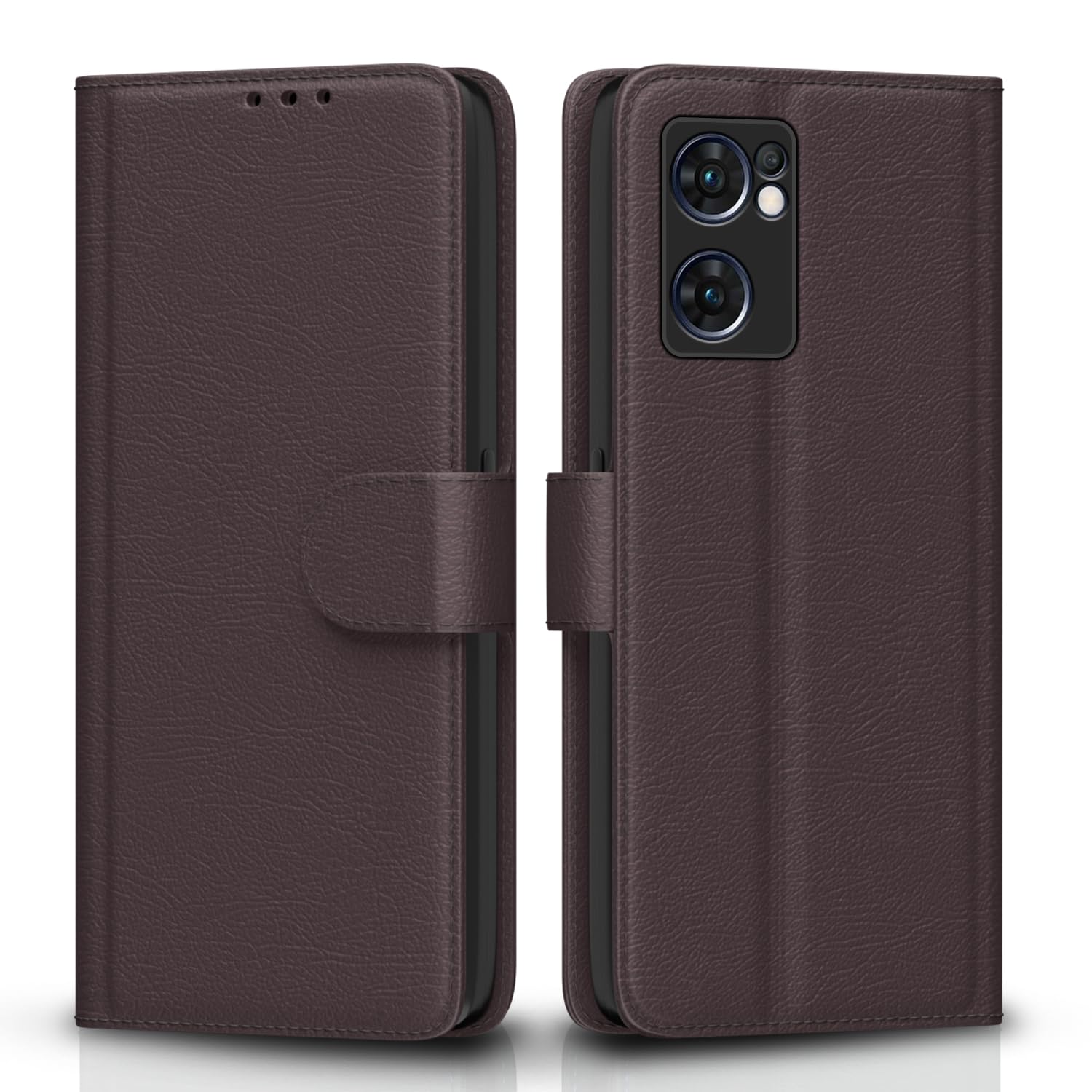 Pikkme coffee flip cover for Oppo Reno 7 5G