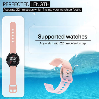Pikkme Silicone Watch Strap Compatible (Baby Pink) – photo 5