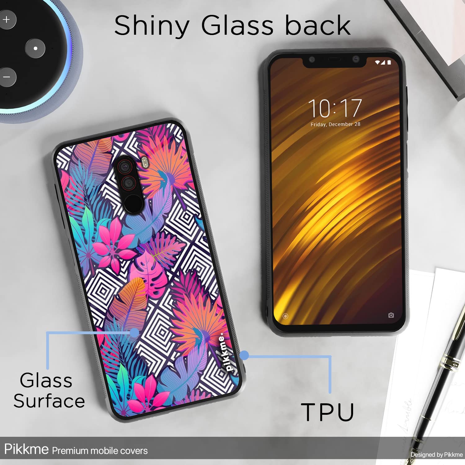 Pikkme Flower mobile back cover for Poco F1 – photo 3