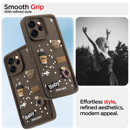 Pikkme brown mobile cover for Oppo Reno 15 Pro Mini 5G/3D – photo 2