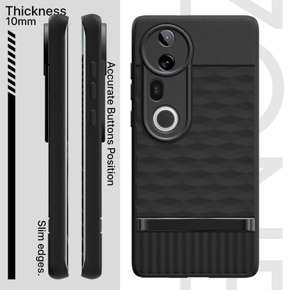 Pikkme Vivo T4 Ultra 5G Shockproof Soft Flexible Gencase Back Cover (Black)