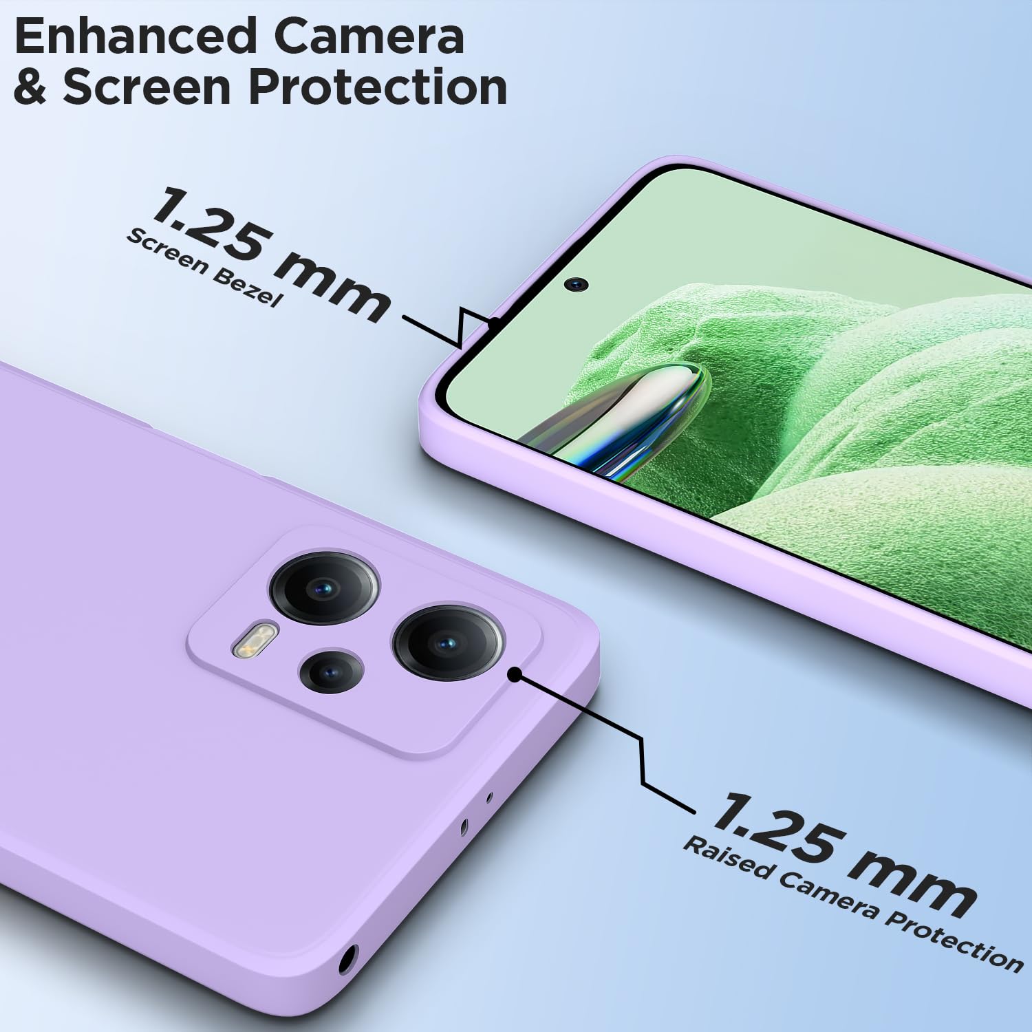 Pikkme purple mobile back cover for Poco X5/Redmi Note 12 5G – photo 2