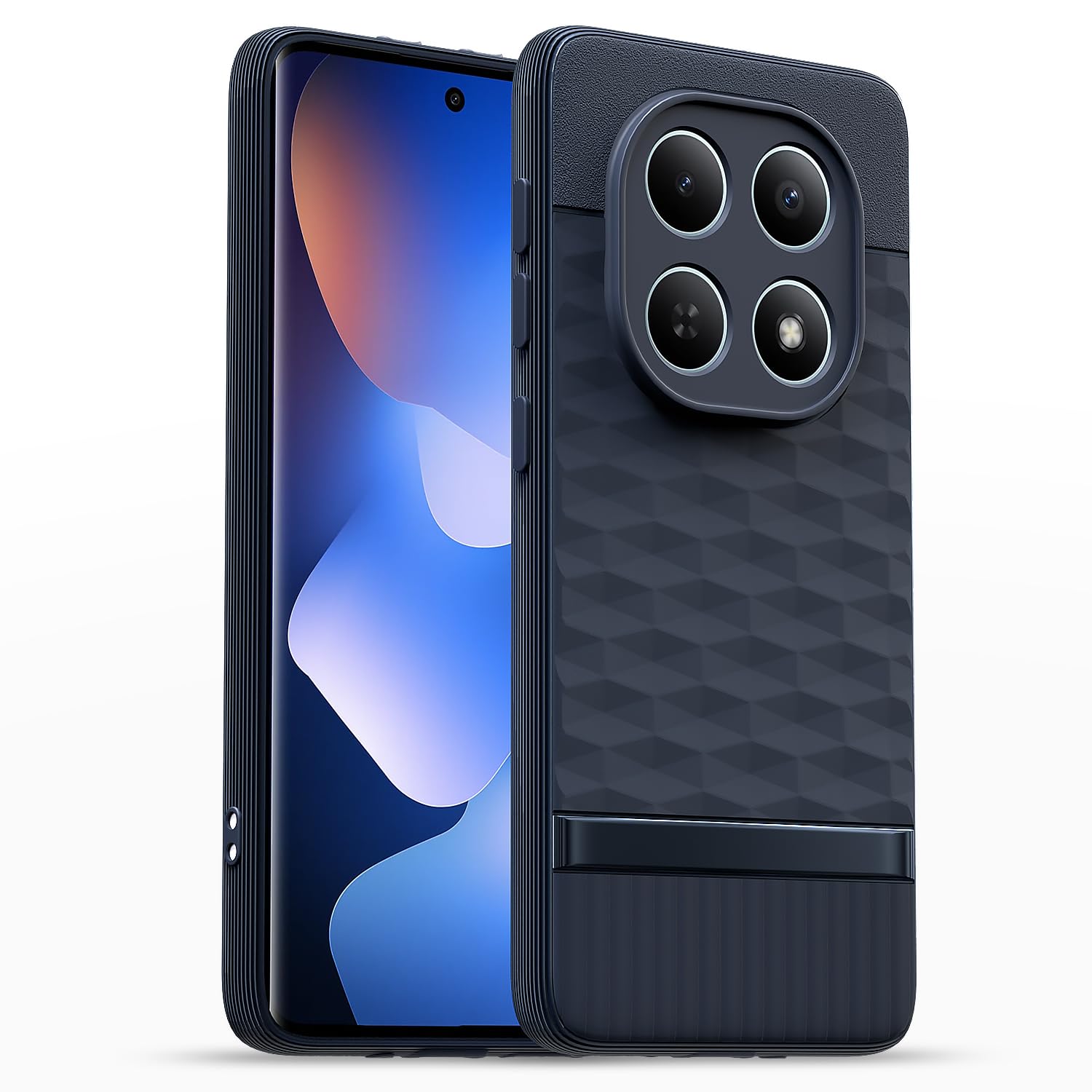 Pikkme blue Silicone phone cover for Redmi Note 15 5G