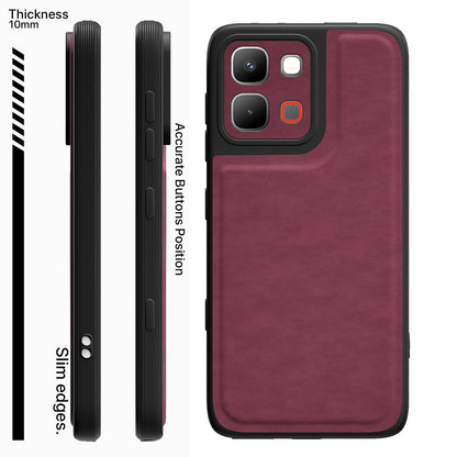 Pikkme Infinix Note Edge 5G Leather purple mobile cover – photo 3