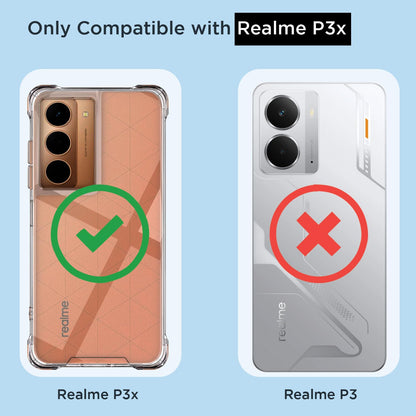 Transparent mag-safe MagSafe back cover for Realme Narzo 80x/P3x/14X 5G – Pikkme – photo 4