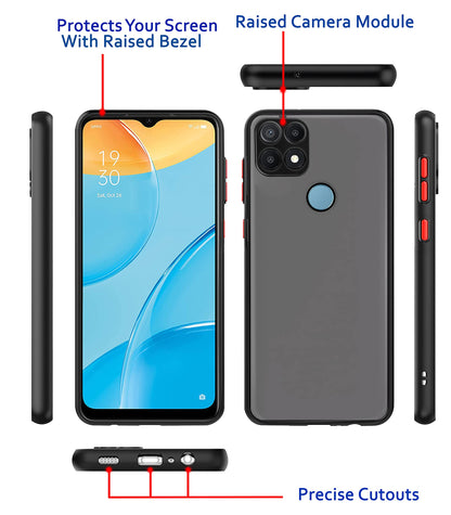 Black Hybrid mobile cover for Oppo A15/A15s – Pikkme – photo 3
