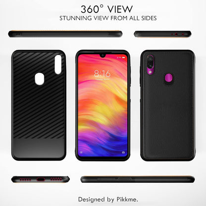 Pikkme black Leather mobile cover for Redmi Note 7 Pro/Note 7/Note 7S – photo 2