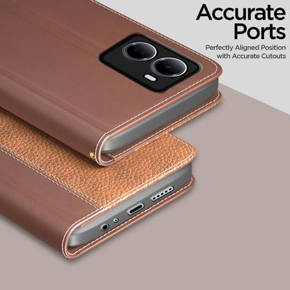 Pikkme tan Wallet flip cover for Redmi 15A 5G – photo 2
