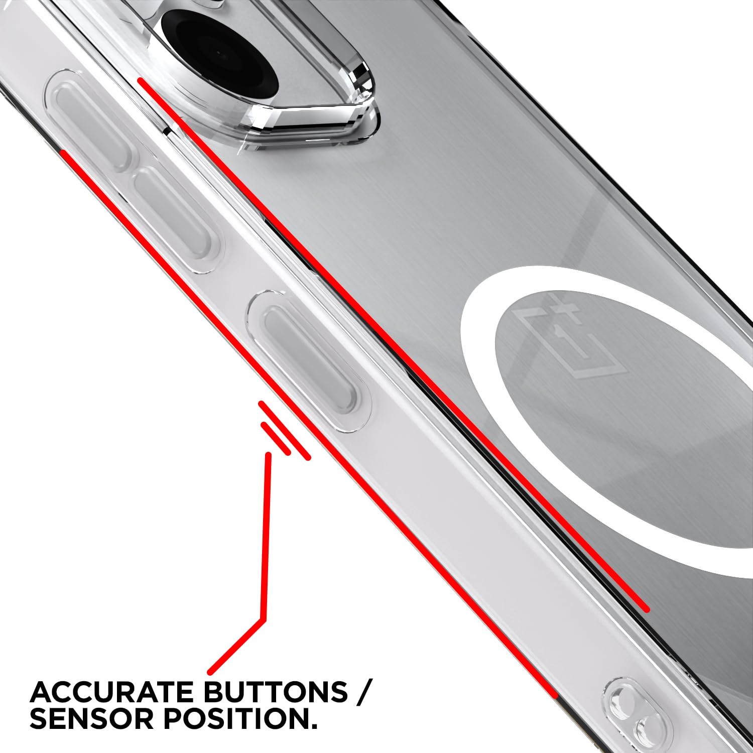 OnePlus Nord CE 6 5G mobile back cover in transparent mag-safe by Pikkme – photo 6
