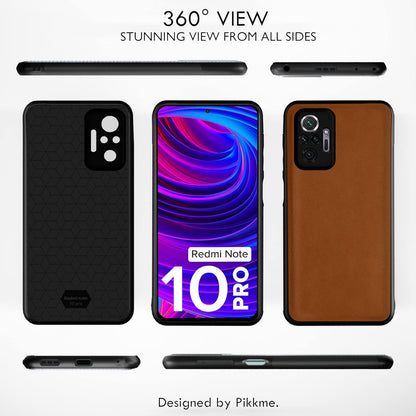 Camel Leather mobile cover for Redmi Note 10 Pro/Note 10 Pro Max – Pikkme – photo 2