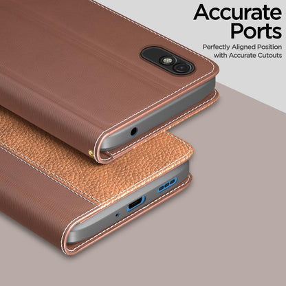 Pikkme Redmi 9A/9A Sport/9i/9i Sport tan mobile flip cover – photo 2