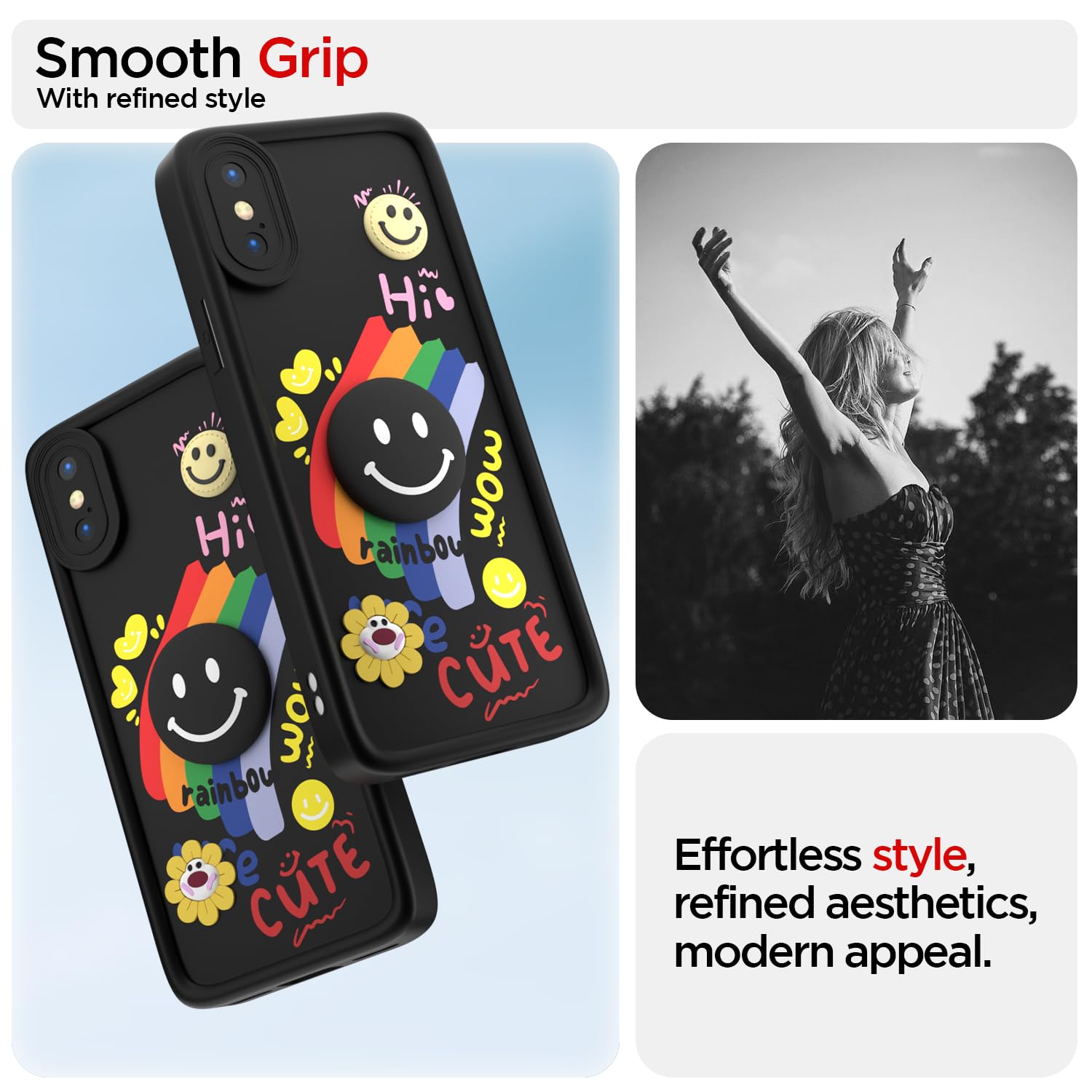Black Soft Silicone mobile back cover for iPhone X/XS – Pikkme – photo 2