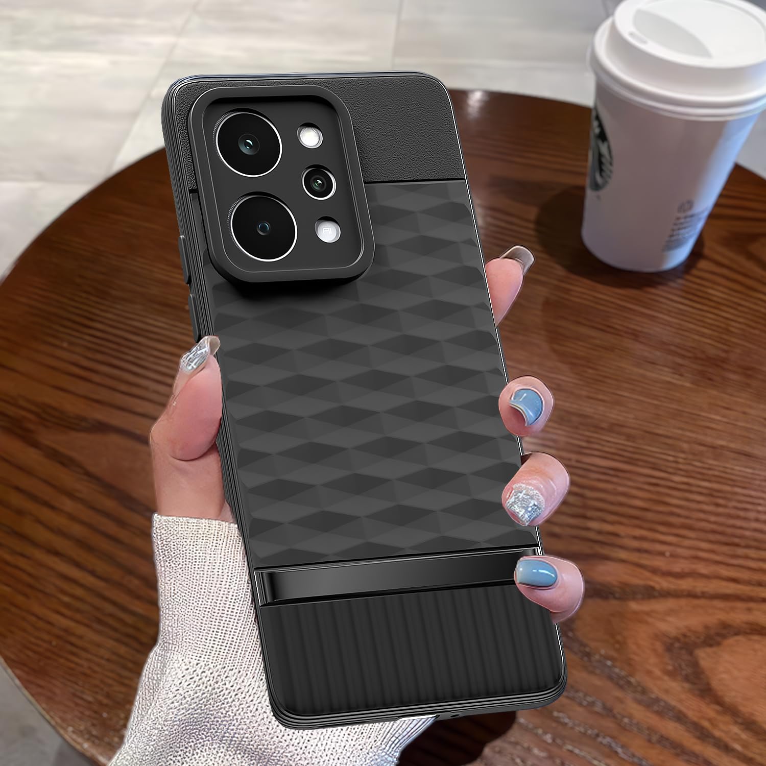 Pikkme black mobile cover for Realme P4 Power 5G – photo 7