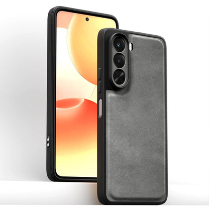Pikkme Realme P4x 5G Leather grey back cover – photo 2