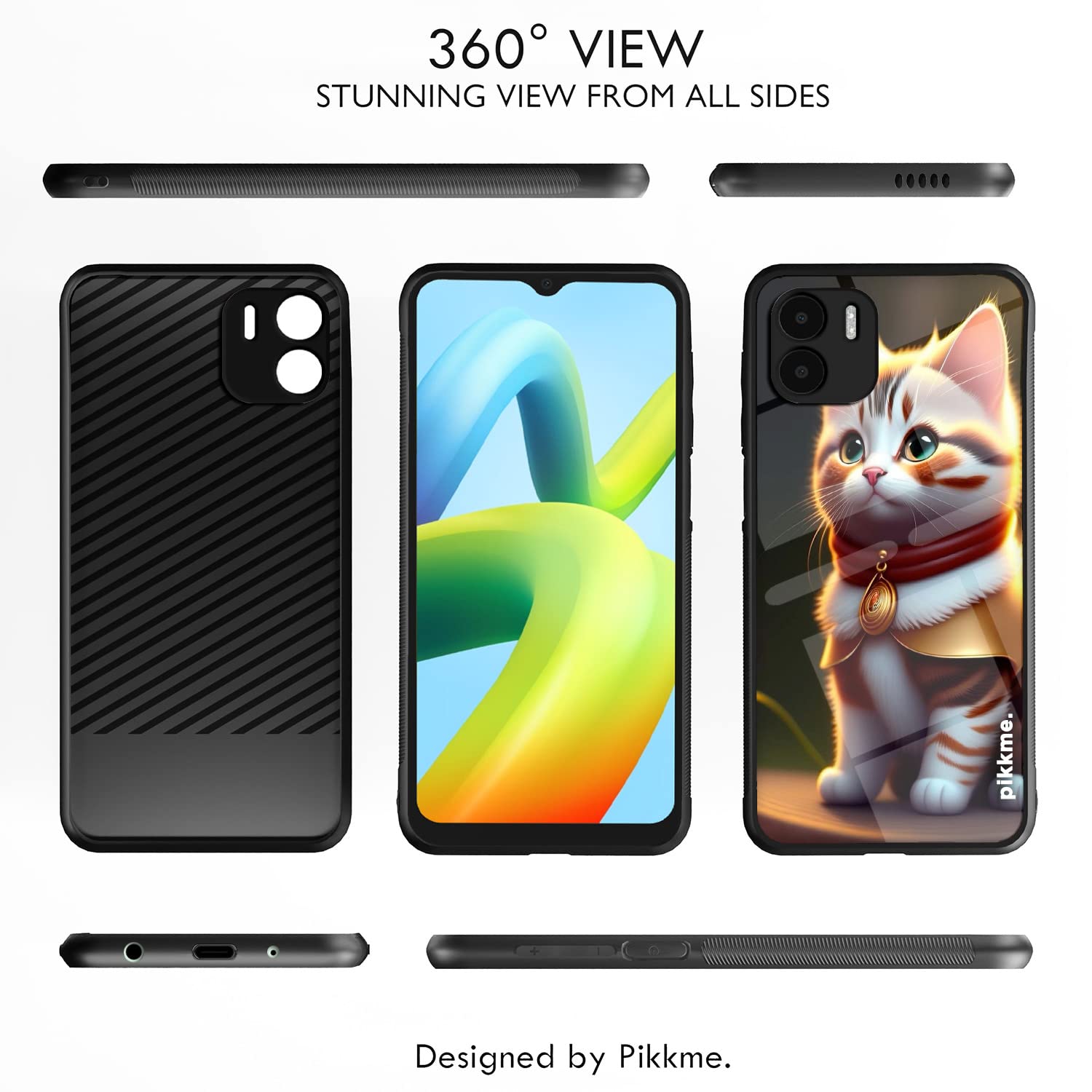Cat Back cover for Redmi A1/A2 – Pikkme – photo 2