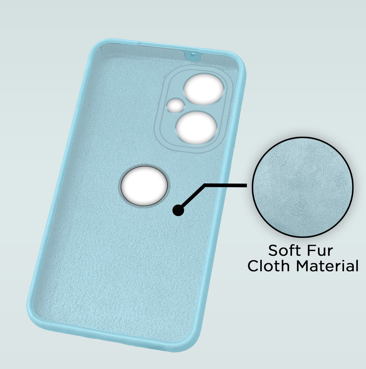 Pikkme ice blue mobile back cover for OnePlus Nord CE 3 Lite 5G – photo 6