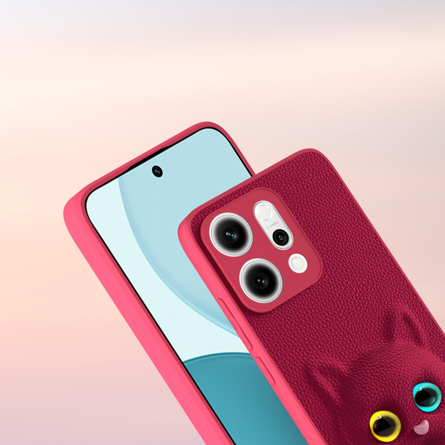 Pikkme Oppo Reno 14 5G Cat pink back cover – photo 7