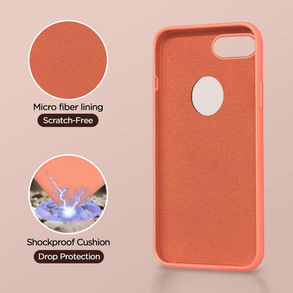 Pikkme iPhone 7 Plus Silicone Back Cover (New Peach)