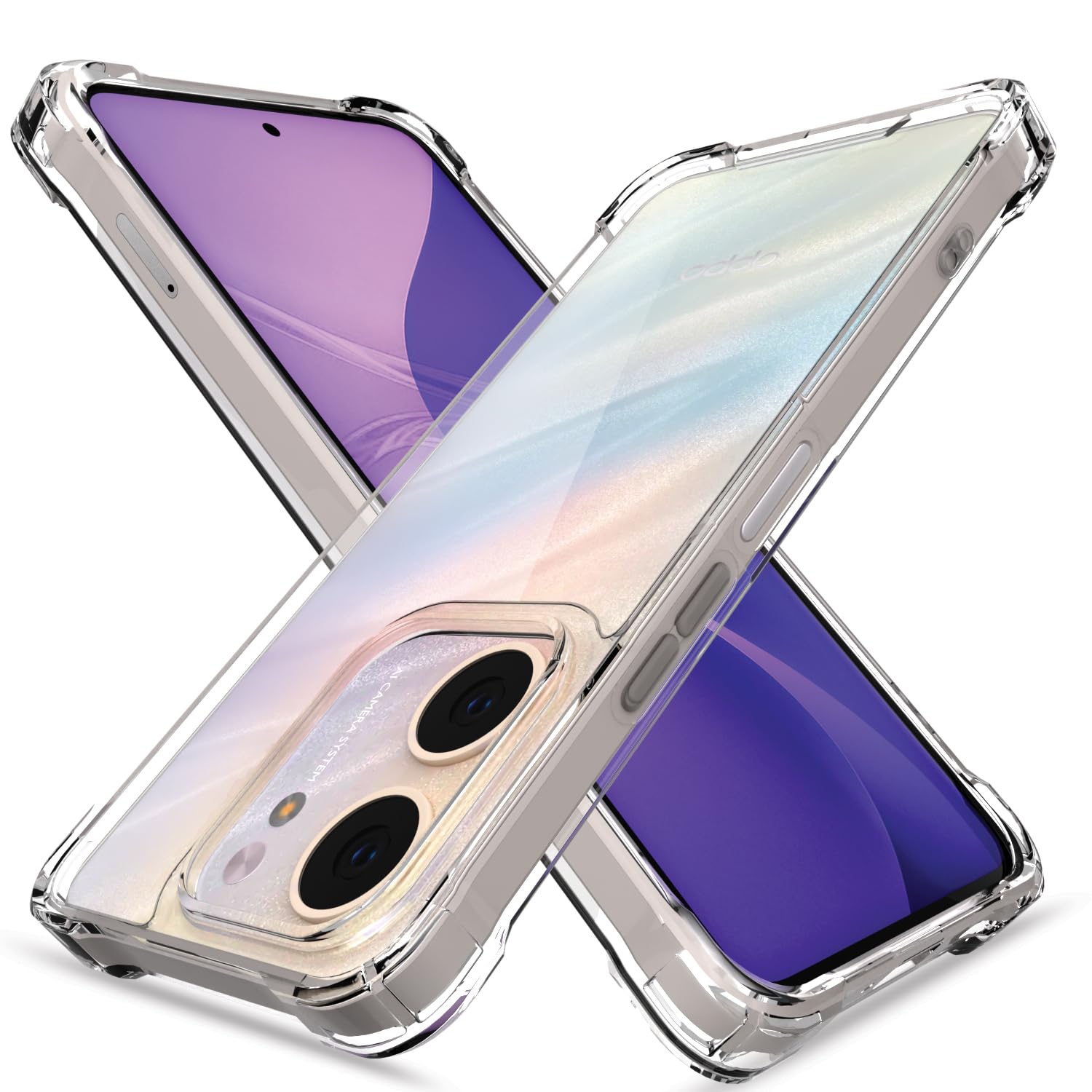 Pikkme Oppo A5x  PC + TPU Crystal Clear Transparent Back Cover (Transparent)