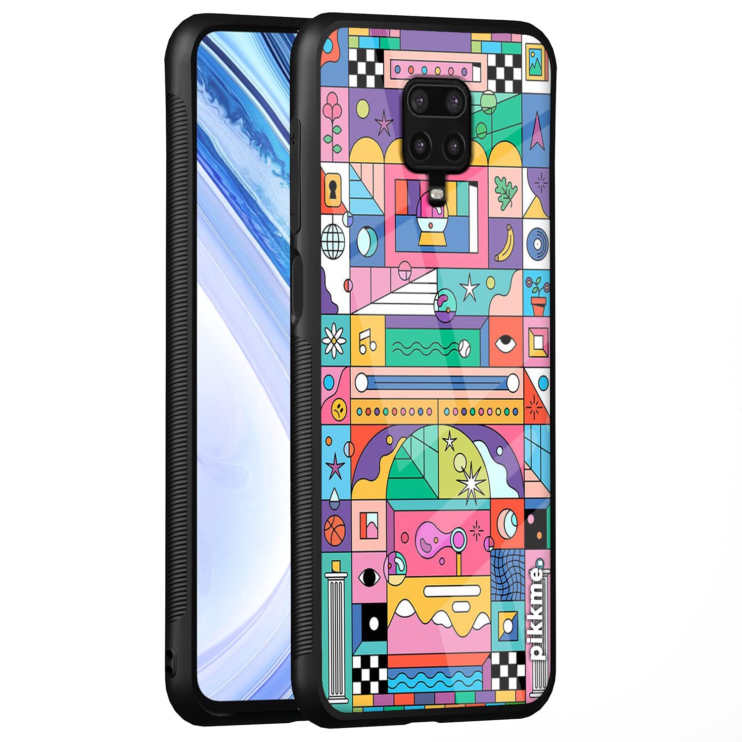 Pikkme Hybrid mobile back cover for Redmi Note 9 Pro/Note 9 Pro Max/Note 10 Lite