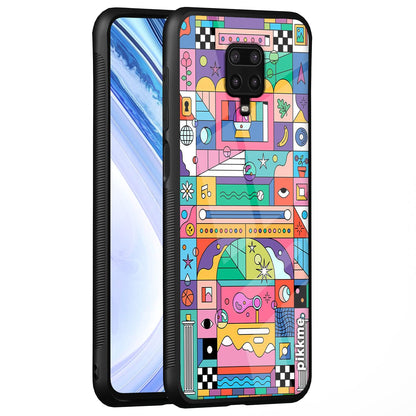 Pikkme Hybrid mobile back cover for Redmi Note 9 Pro/Note 9 Pro Max/Note 10 Lite