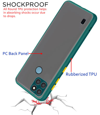 Pikkme green Hybrid mobile back cover for Realme C21Y/C25Y – photo 4