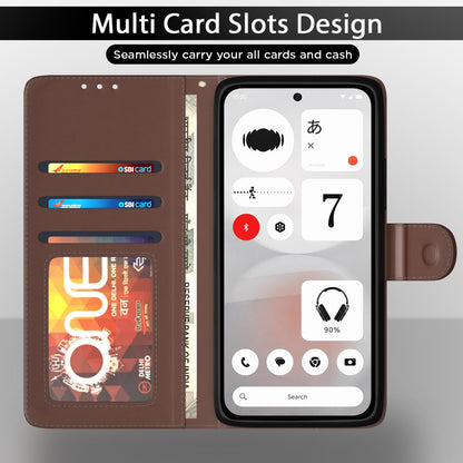 Nothing Phone 4b 5G wallet flip cover in tan by Pikkme – photo 5