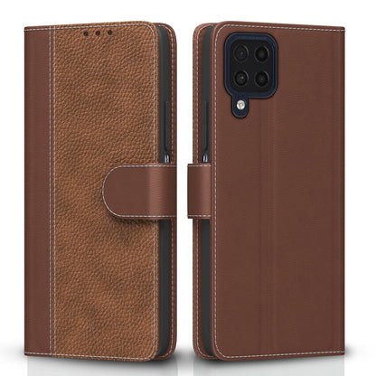Samsung M32 4G/M32 Prime/F22 4G Wallet flip cover in tan by Pikkme