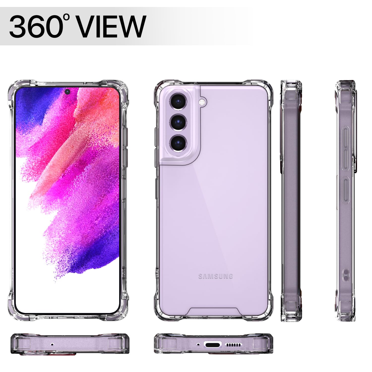 Pikkme Samsung S21 FE 5G PC-TPU transparent mobile back cover – photo 7