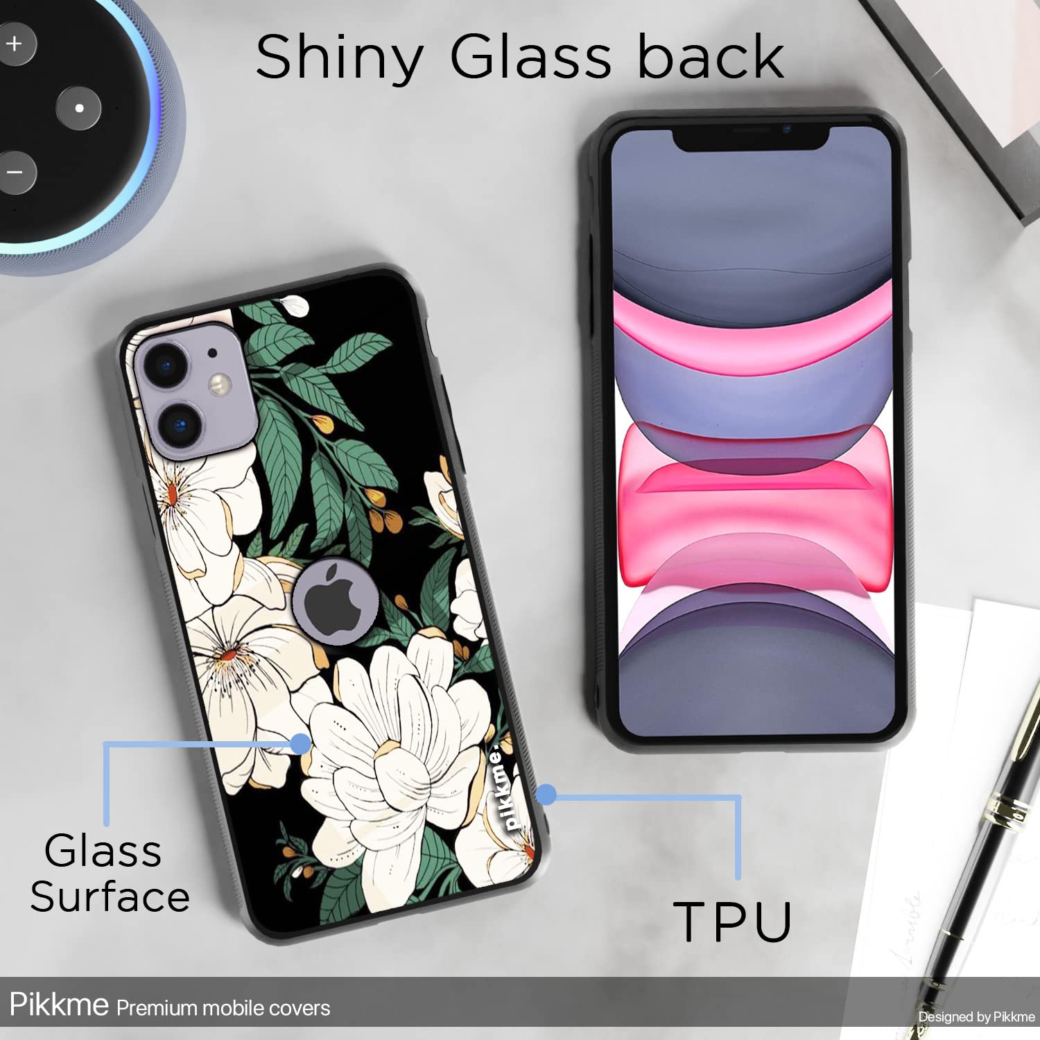 Pikkme iPhone 11 Flower mobile back cover – photo 3