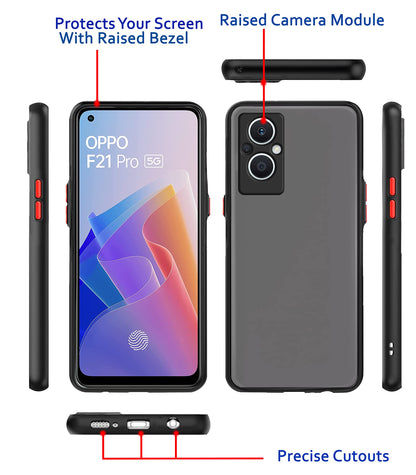Oppo F21 Pro 5G back cover in black by Pikkme – photo 3