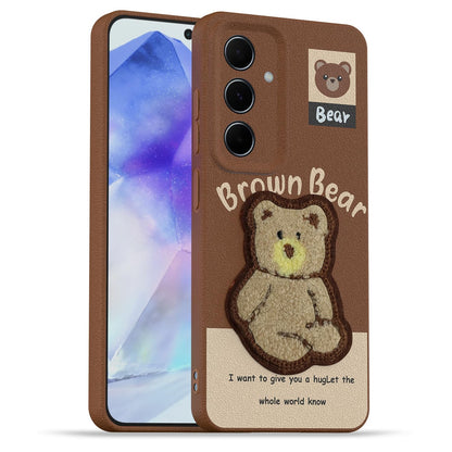 Pikkme brown phone cover for Samsung A55 5G