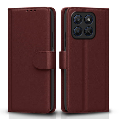 Pikkme brown wallet flip cover for Moto G37 Power 5G