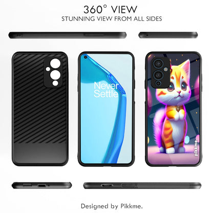 OnePlus 9 Cat mobile back cover by Pikkme – photo 2