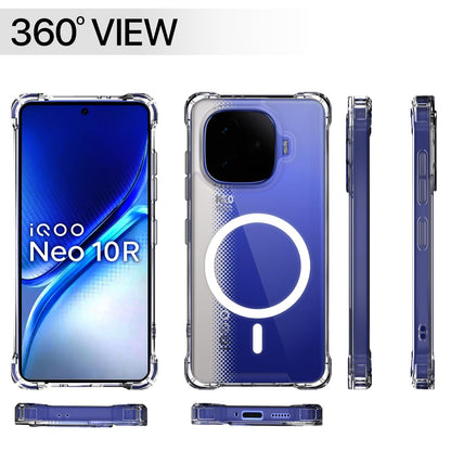 Transparent mag-safe back cover for iQOO Neo 10R/Z9 Turbo/Vivo Y200 GT 5G – Pikkme – photo 7