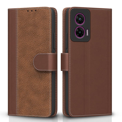 Tan Wallet wallet flip cover for Moto Edge 50 Fusion/G96 5G – Pikkme