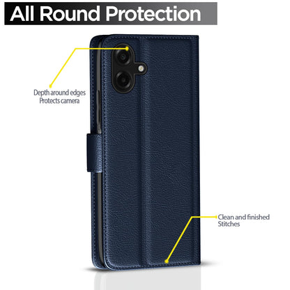 Pikkme blue Wallet flip case for Samsung F70e 5G/M07/M17e/F07/A07/A07 5G – photo 4