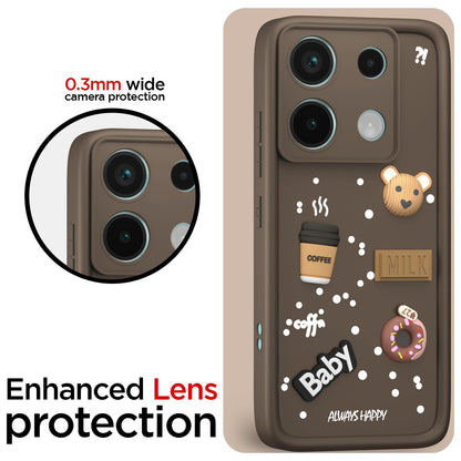 Pikkme brown phone cover for Redmi Note 13 Pro/Poco X6 5G – photo 5